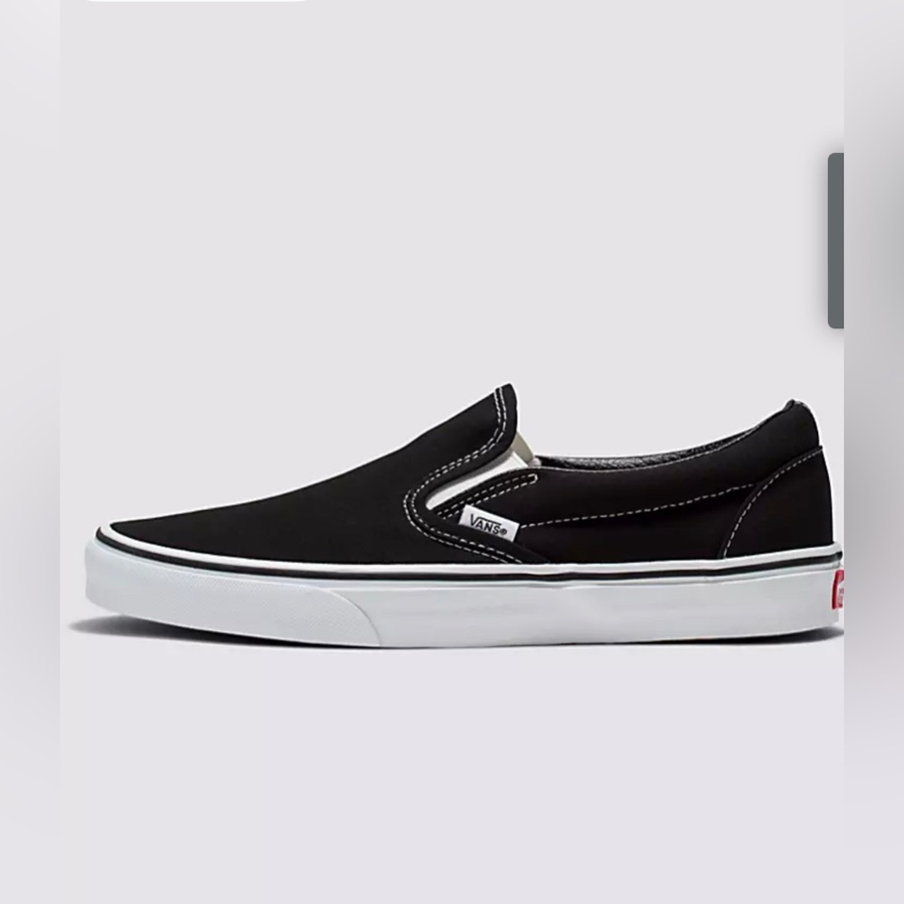 black slip on vans